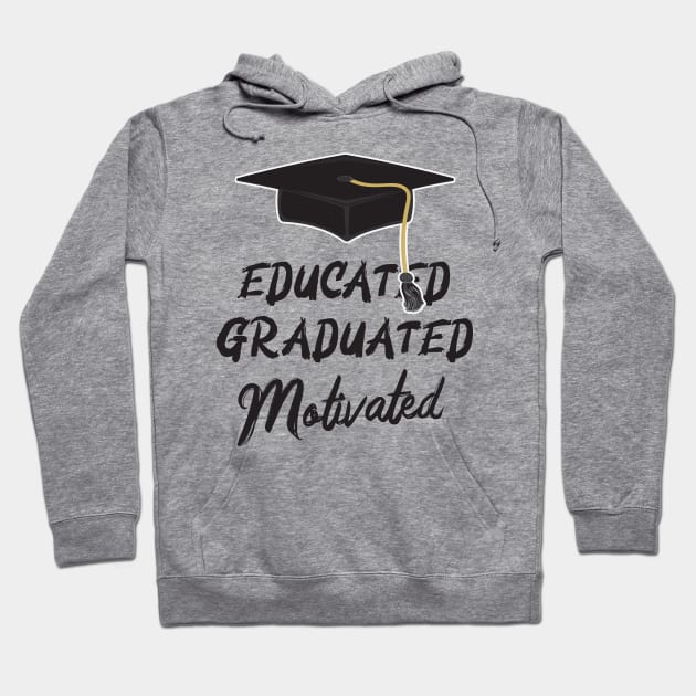 Doctorate Graduated Degree Doctor Hat Promotion Hoodie by Foxxy Merch
